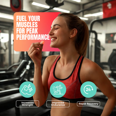 Peach- Sugar Free Creatine Monohydrate Gummies- 120 count